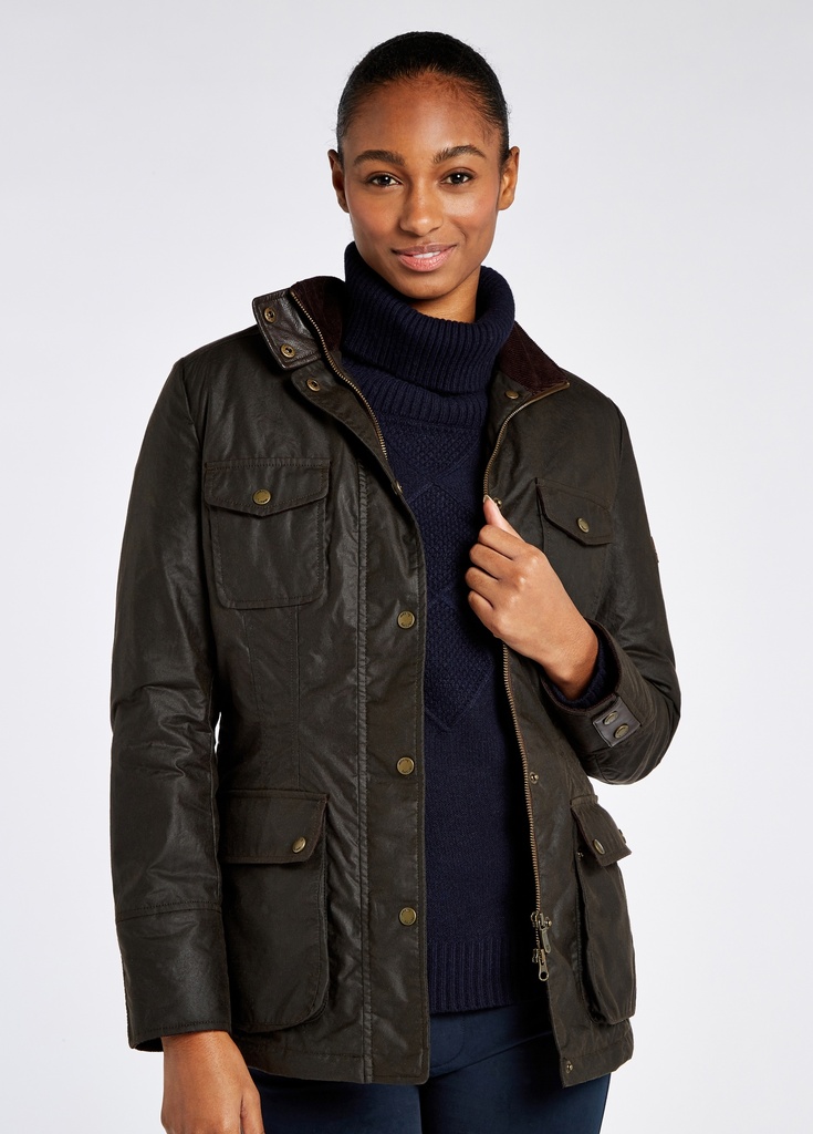 Dubarry - Munsboro Wax Jacket - Verdigris