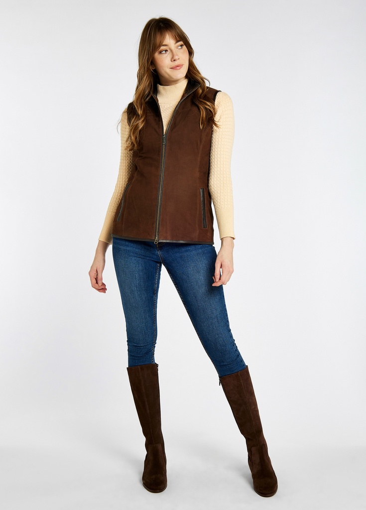 Dubarry - Kingston Leather Gilet - Walnut