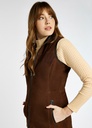 Dubarry - Kingston Leather Gilet - Walnut