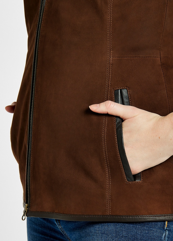 Dubarry - Kingston Leather Gilet - Walnut