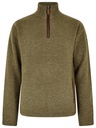 Dubarry - Feeney Zip Neck Sweater - Dusky Green