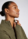 Dubarry - Morrisey Zip Neck Sweater - Dusky Green