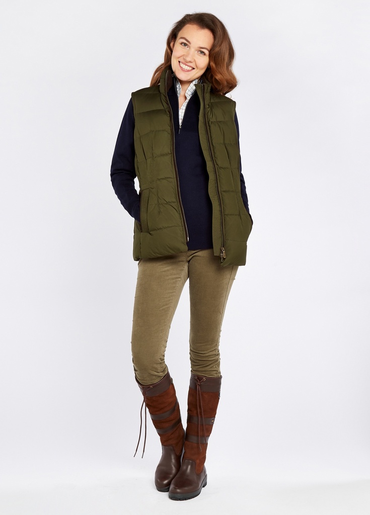 Dubarry - Spiddal Quilted Gilet - Olive