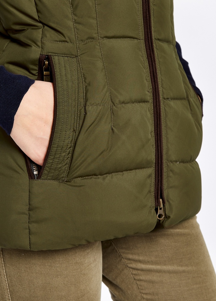 Dubarry - Spiddal Quilted Gilet - Olive