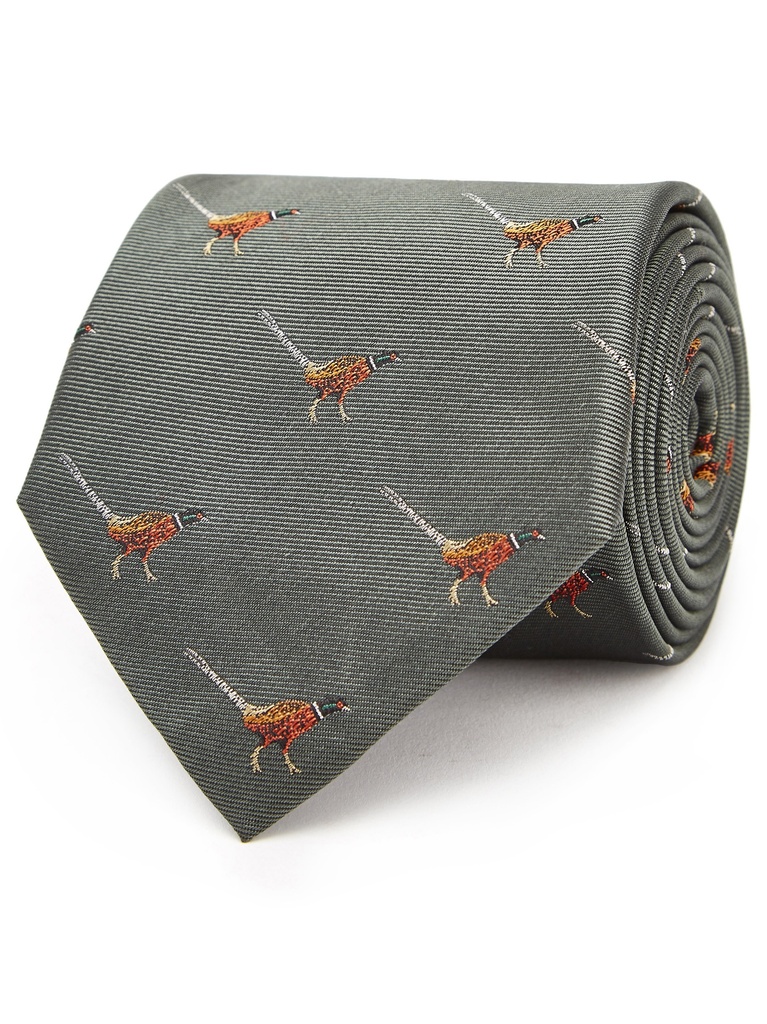 Dubarry - Madden Mens Silk Tie - Olive