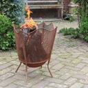 Vuurkorf met gaas roest