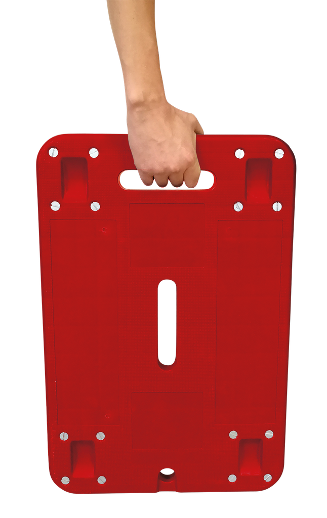 Verhuiswagen - ROOD - 4 zwenkwielen