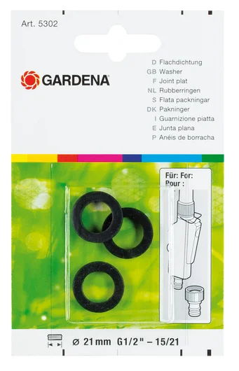 Gardena Rubberringen, inhoud: 3 stuks