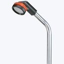 GARDENA Tuindouche Duo, douchestraal of spoeinevel traploos instelbaar 