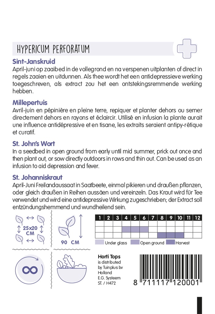 Sint-Janskruid - Iperico - ca 0,3 g