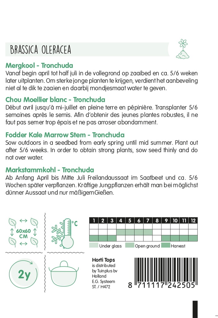 Mergkool TRONCHUDA - ca 3 g