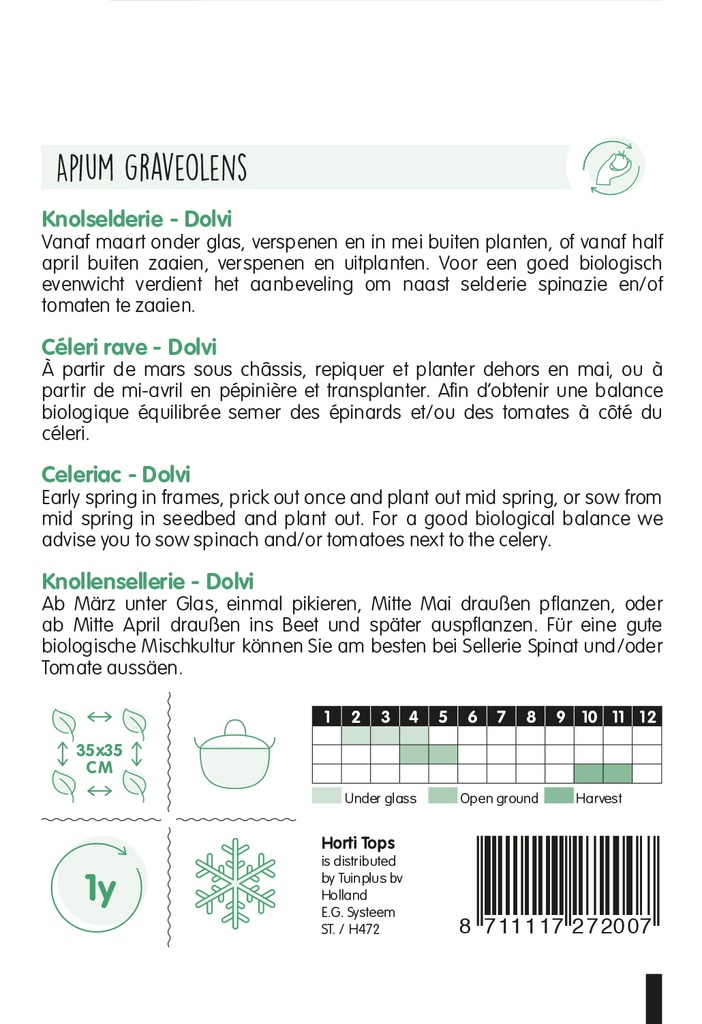 Knolselder DOLVI - ca 0,75 g