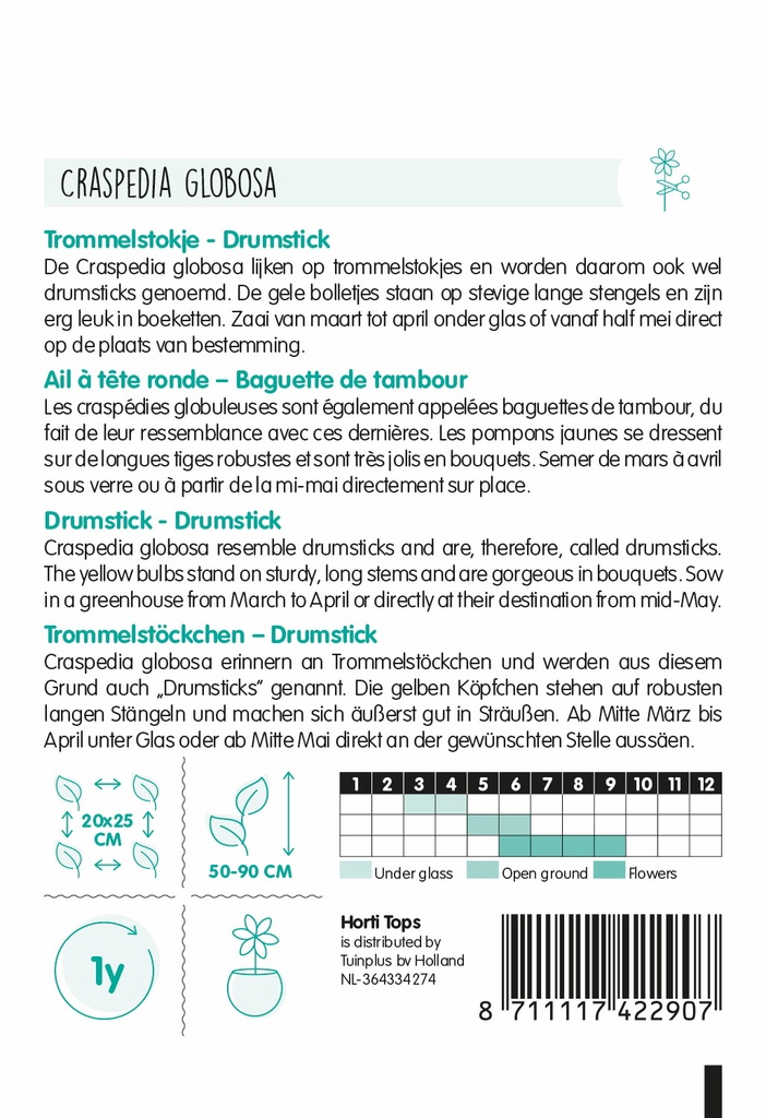 Trommelstokje Drumstick - ca 0.08 g