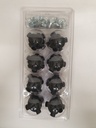 Cane Balls 8 st + 16 clips