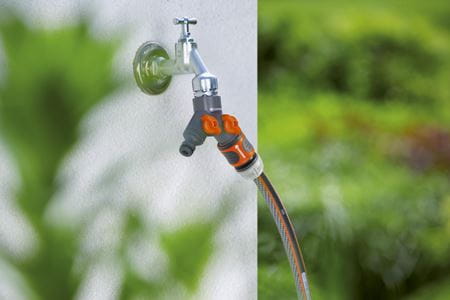 GARDENA 2-weg ventiel 26,5 mm (G 3/4") / 21 mm (G 1/2")
