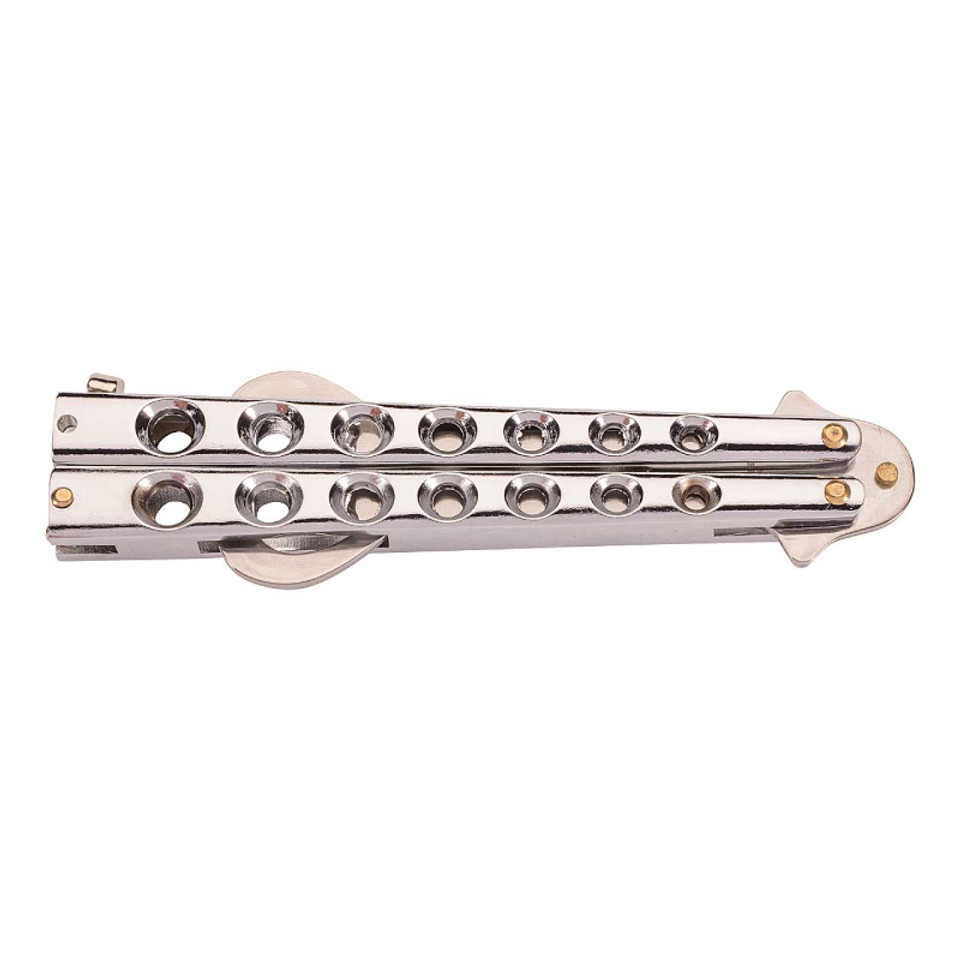 Flesopener, Herbertz, Butterfly, zilver, RVS