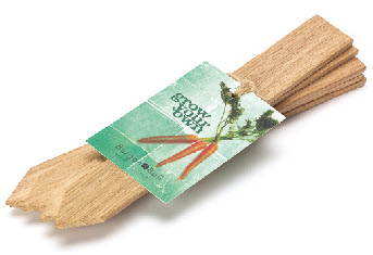 HOUTEN STEEKETIKETTEN,ca.30 cm x B 3,5 cm,5 stuks