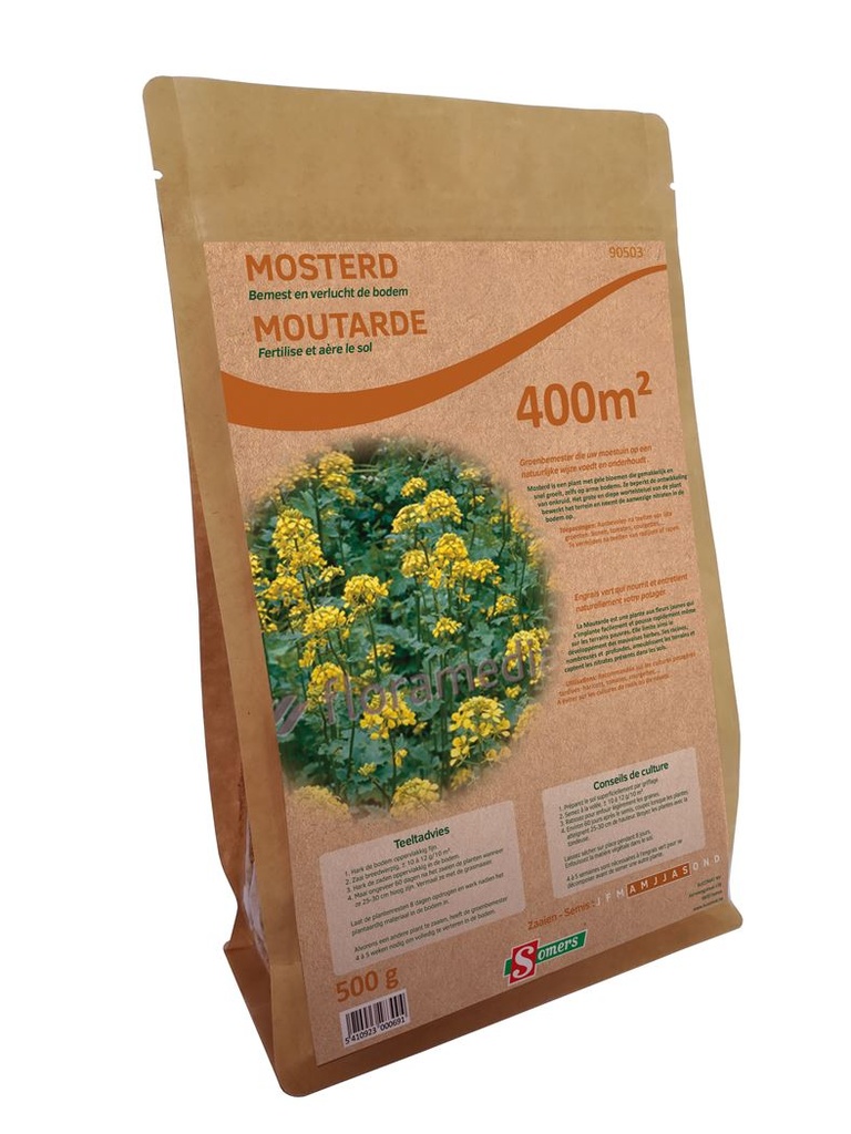 Gele mosterd - ca 500 g - 400 m²