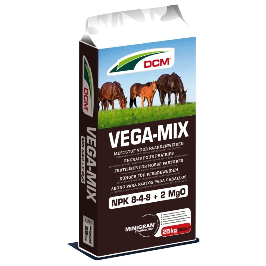 DCM VEGA/MIX 25 kg /NPK 8/4/8+2MgO MESTST. VR. PAARDENWEIDEN