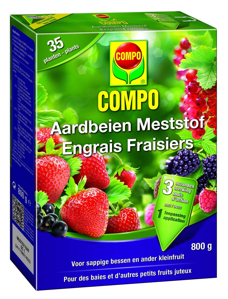 COMPO Meststof aardbeien en kleinfruit - 800 g