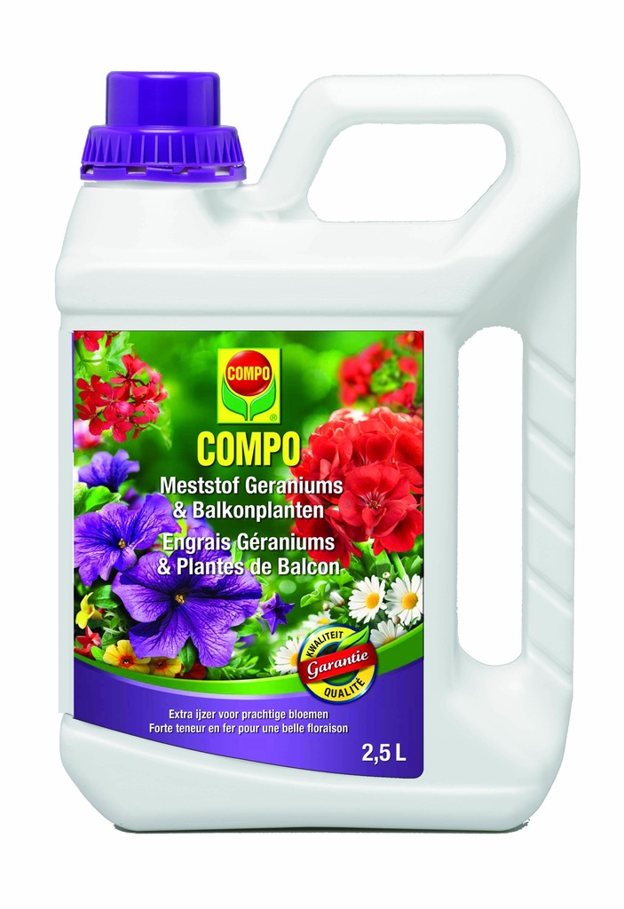 COMPO Geraniums & balkonplanten - 2,5 L