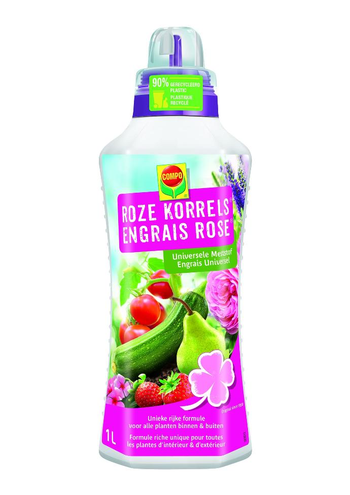 COMPO Vloeibare Meststof Roze Korrels - 1L