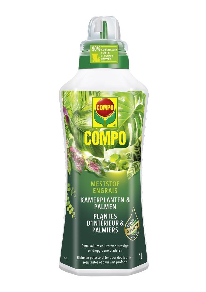 COMPO Vloeibare Meststof Kamerplanten & Palmen - 1L