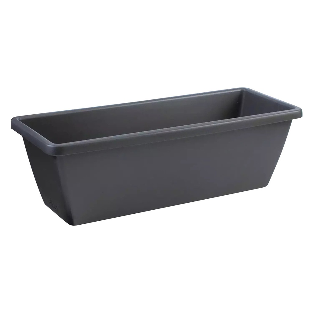 Bloembak BARCELONA antraciet - 40x20x16 cm