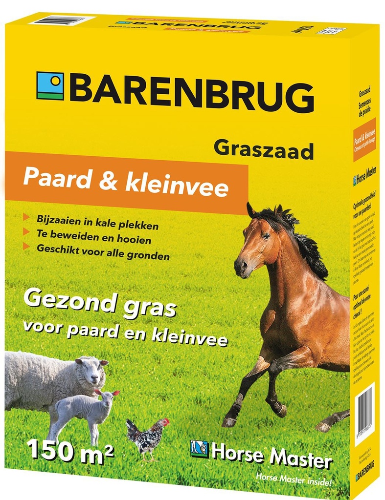 Graszaad PAARD & KLEINVEE (Horsemaster) - 1,5 kg - 150 m²
