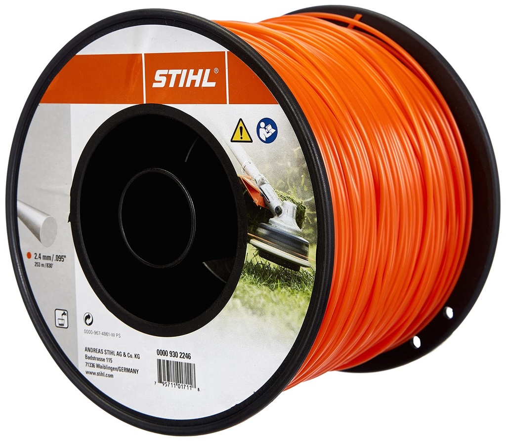 Fil de coupe rond Ø 2,4 mm x 253m