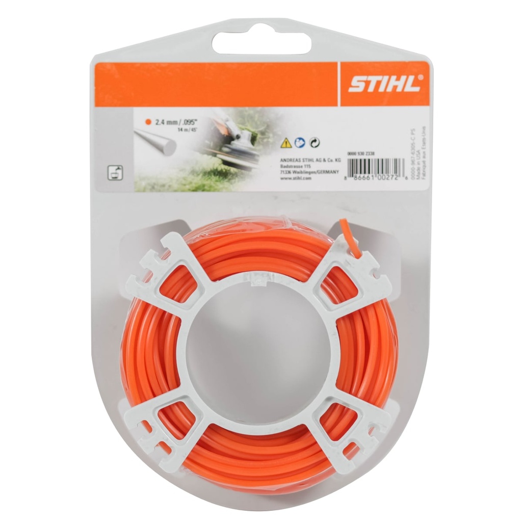 Fil de coupe rond 2,4 mm x 14,