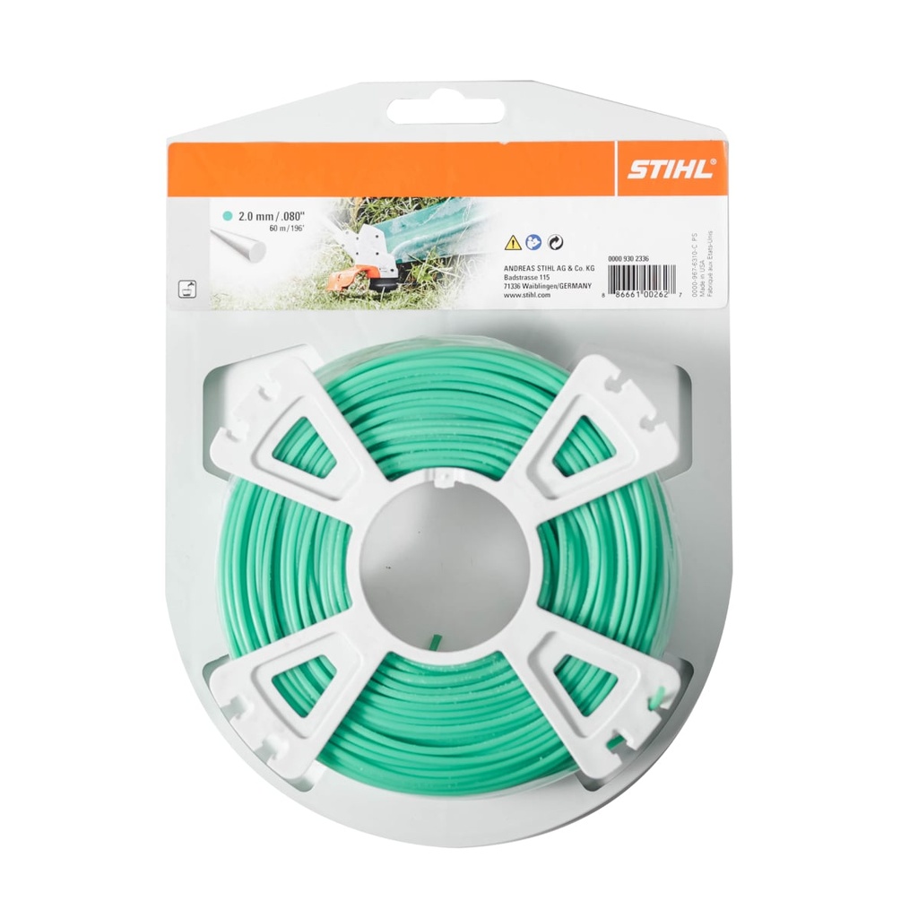 Maaidraad 2.0 mm - 60 m groen