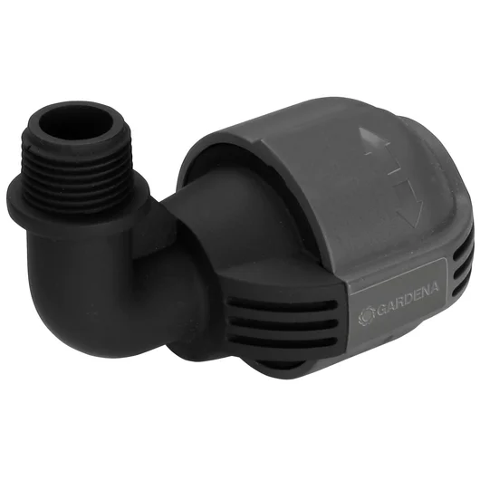 Pièce en L GARDENA 25 mm x 1/2" filetage extérieur