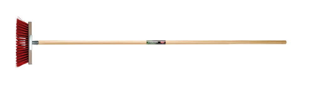 Balai nettoyage terrasse et rue avec fil d'acier