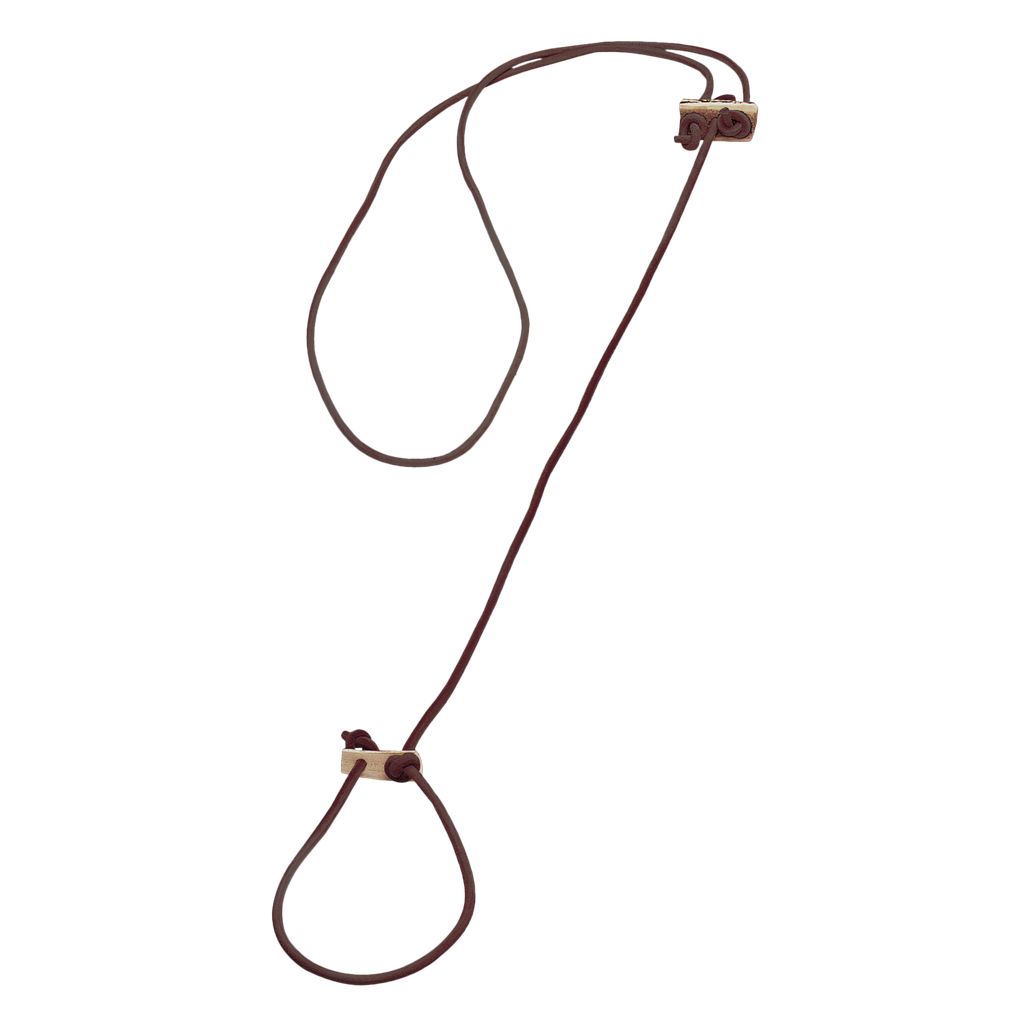 Schouder Hondenlijband rond - Leder Bruin