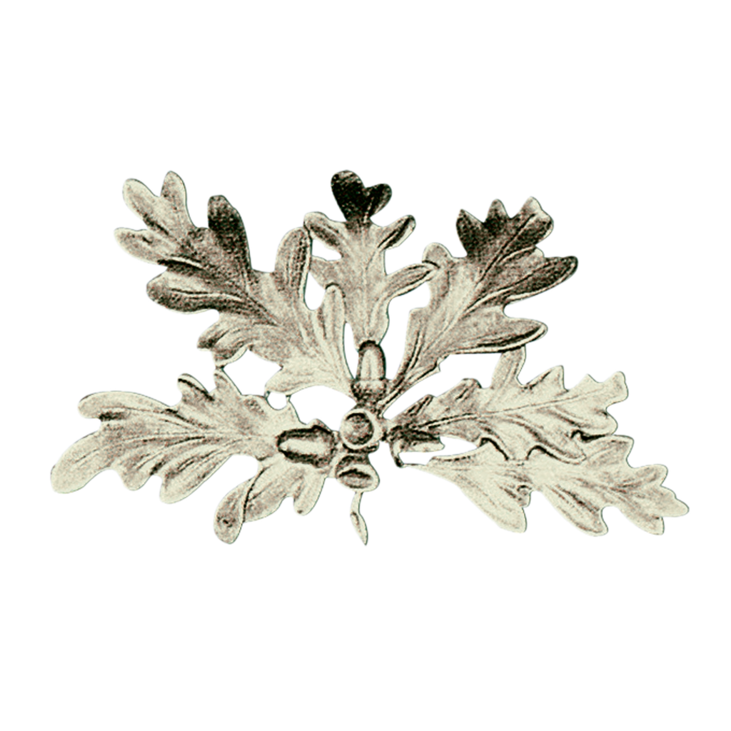 Feuilles de chêne NICKEL pour l'vertrophie - 1 pc