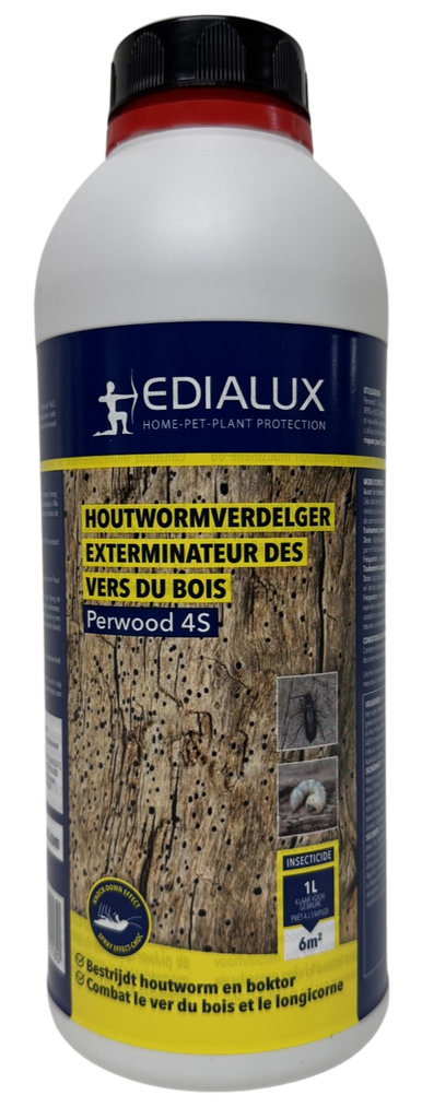 Edialux PERWOOD 4S Houtwormverdelger - 1 L