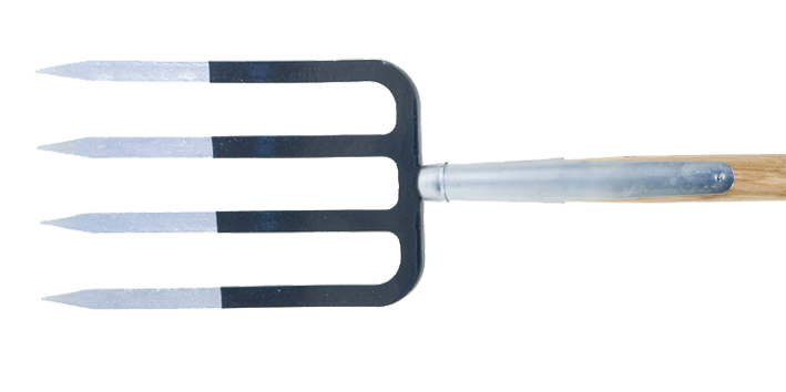 Spitvork met T-steel