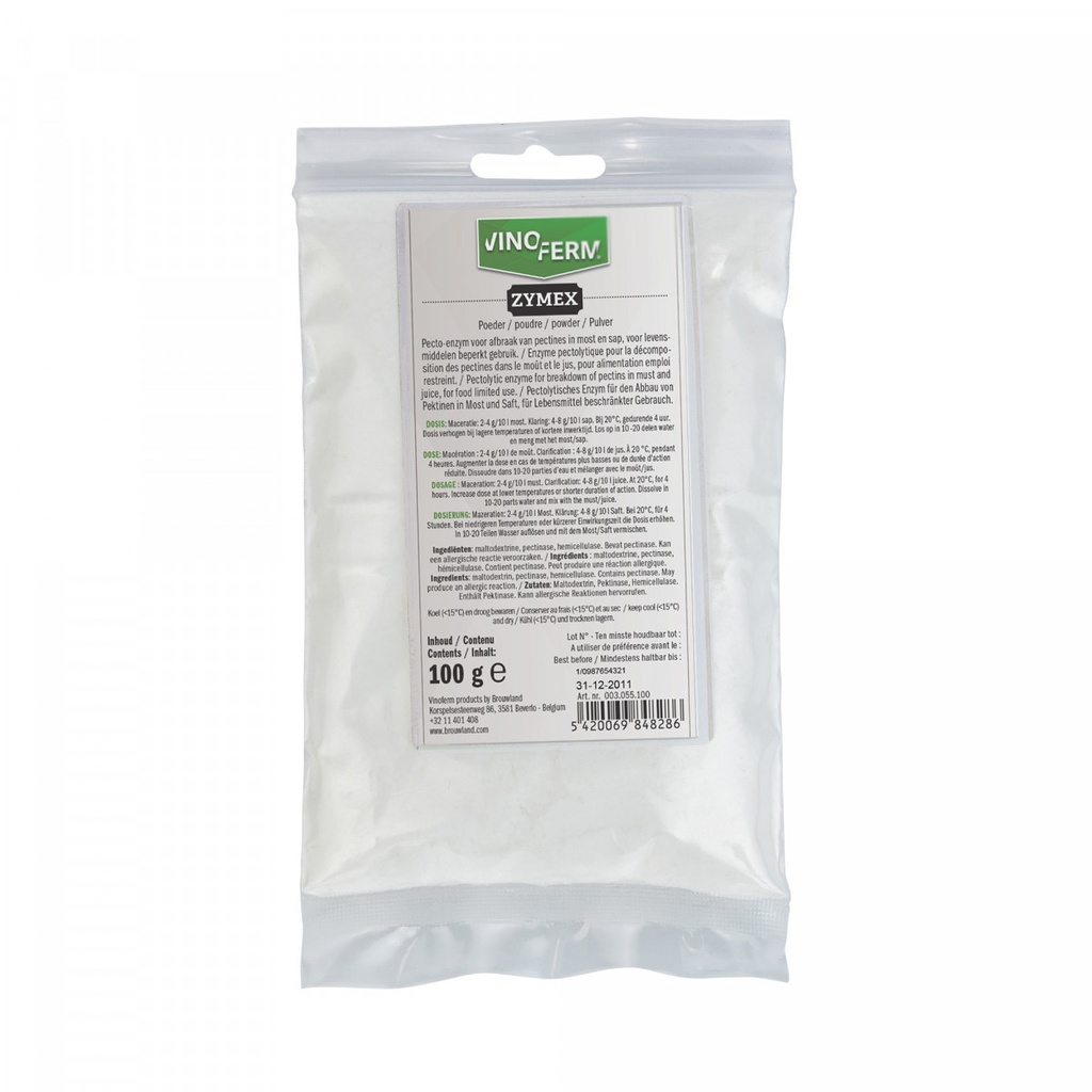 Faire votre vin vous-même - pecto-enzyme (zymex) - 100 g