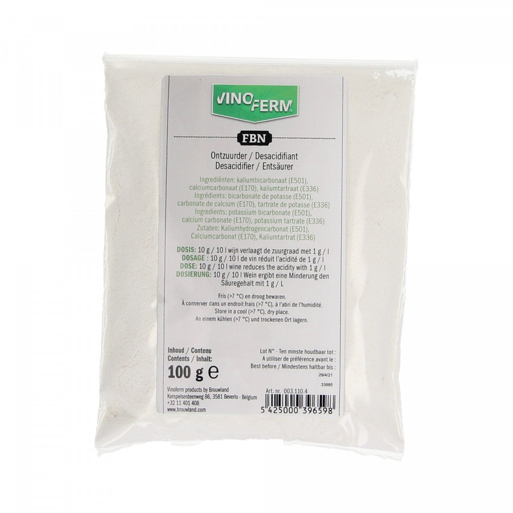 Ontzuurder FBN Vinoferm - 100 g