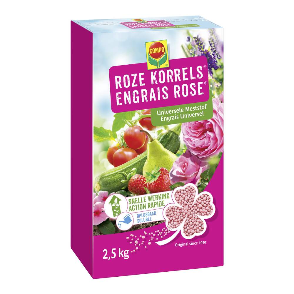 Compo roze korrels - 2,5 kg
