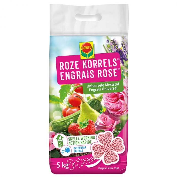 Compo roze korrels - 5 kg