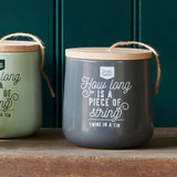 Boite à garder des cordes - gris