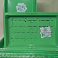 Bacs à semis et à transporter - conteneur sans trous - vert