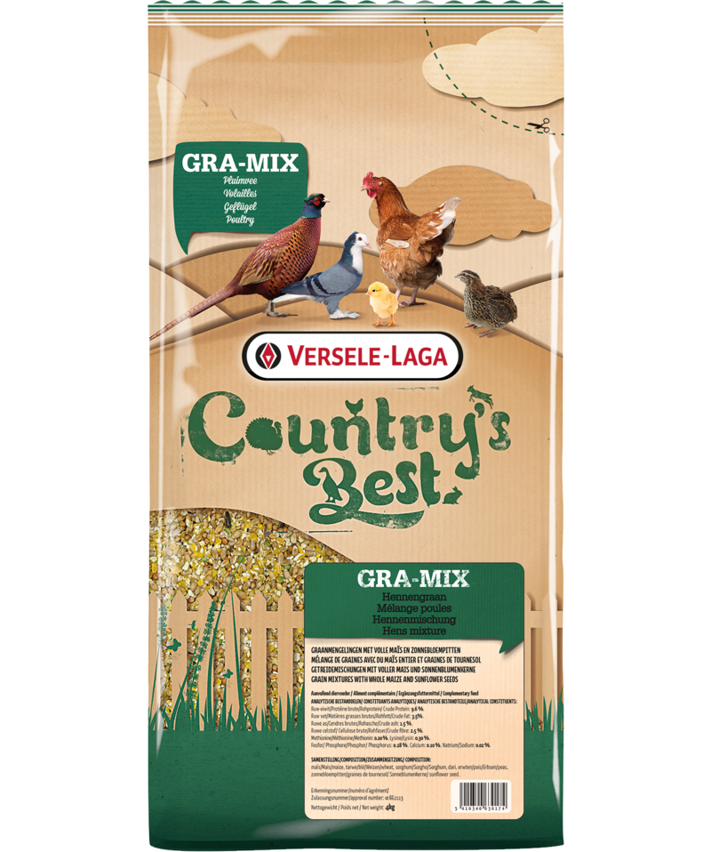 GRA-MIX Céréales pour poulets - 4 kg
