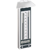 Elektronische min-max thermometer - 224 x 99 mm - wit