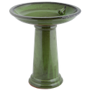 Vogelbad groen op voet