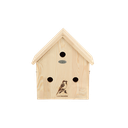 Nichoir avec silhouette moineau