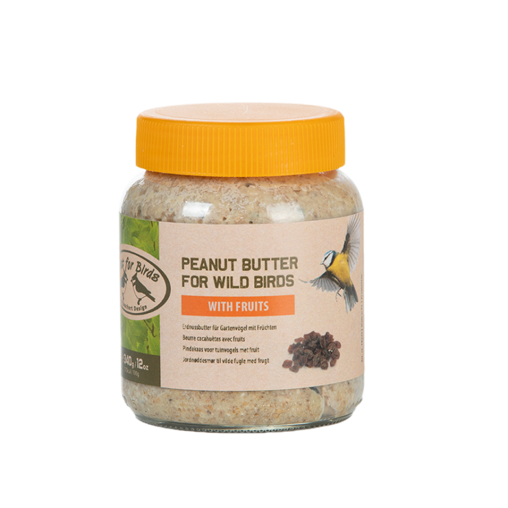 Vogelpindakaas met fruit - 340 g