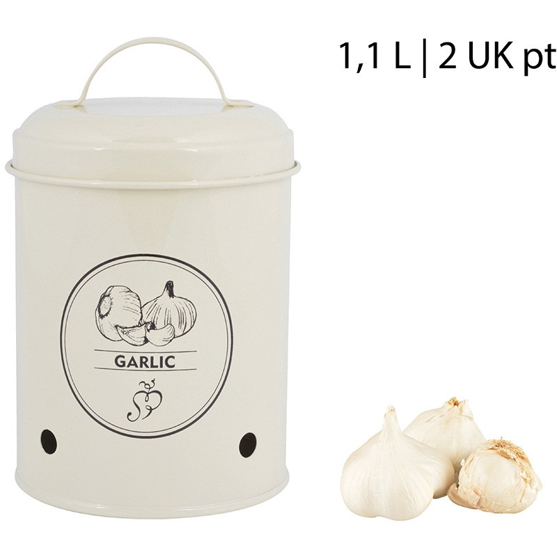 Voorraadblik knoflook - crèmekleurig